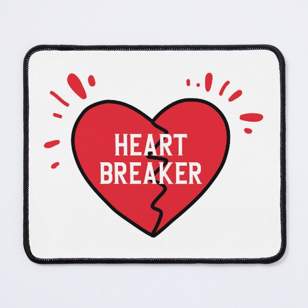 Item preview,  Breakup, Broken Heart Symbol with a Text Heart Breaking designed and sold by FrankieDiamond.