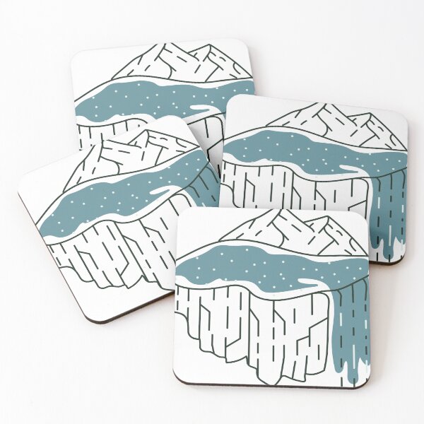 Item preview, Abstract Mountain Lake designed and sold by trost44.