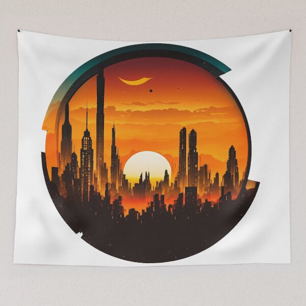 Item preview, Future City Skyline 1 designed and sold by Guardian2101.