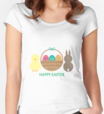 Easter Basket Women's Fitted Scoop T-Shirt