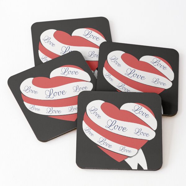 Item preview, Love Heart Ribbon designed and sold by Jorarit.
