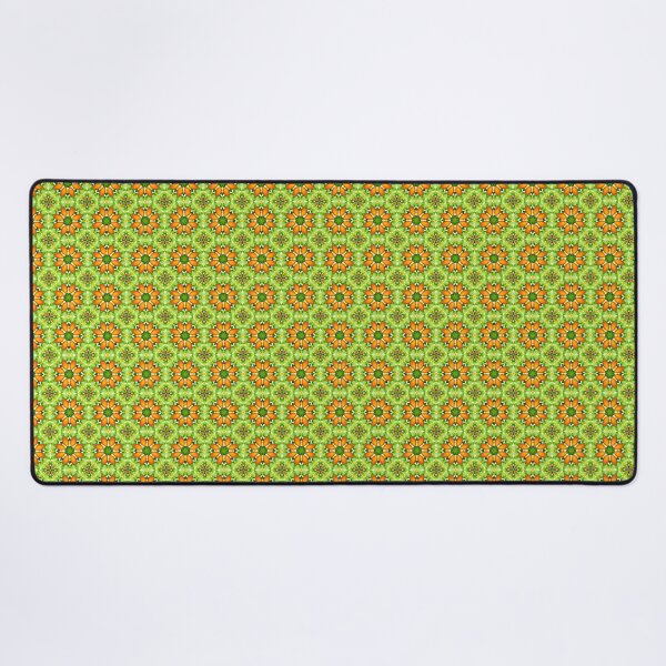 Item preview, Bright Orange Watercolour Flower Seamless Pattern on greenery designed and sold by sandhyabhagath.
