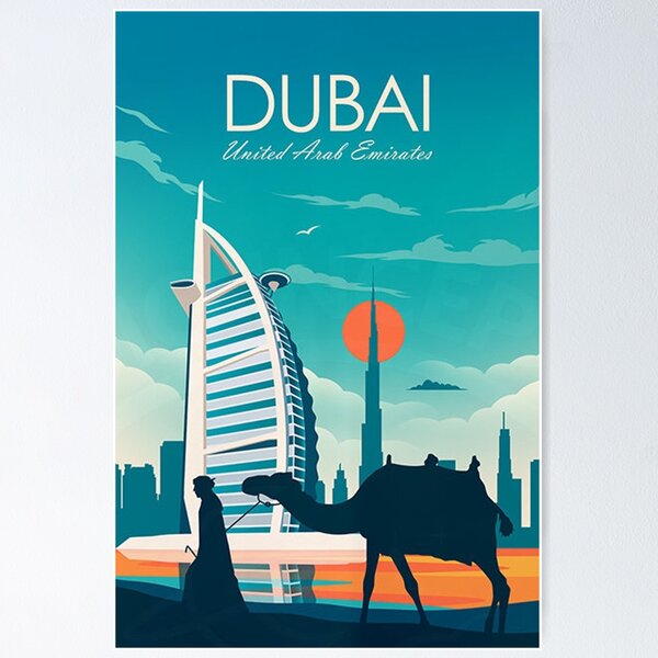 Item preview, Dubai Art Print designed and sold by nilagania.