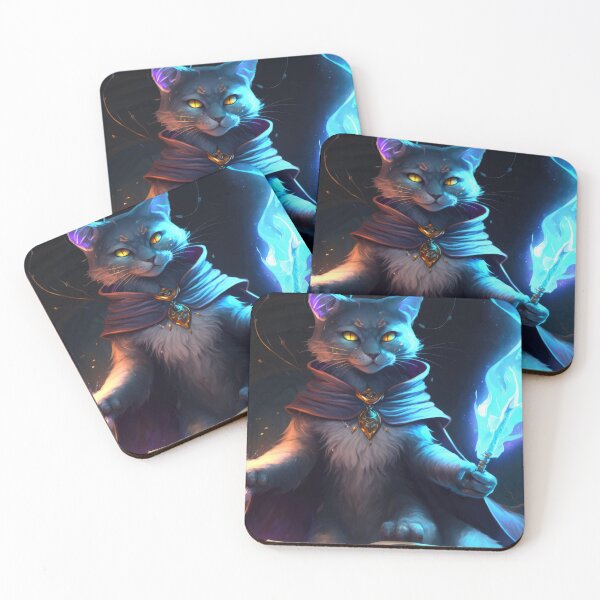 Item preview, The Feline Archmage designed and sold by 9LivesCats.