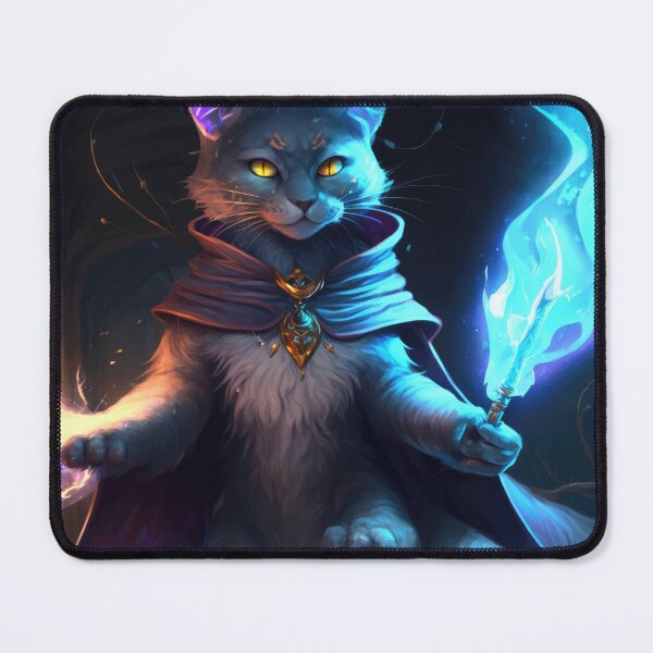 Item preview, The Feline Archmage designed and sold by 9LivesCats.