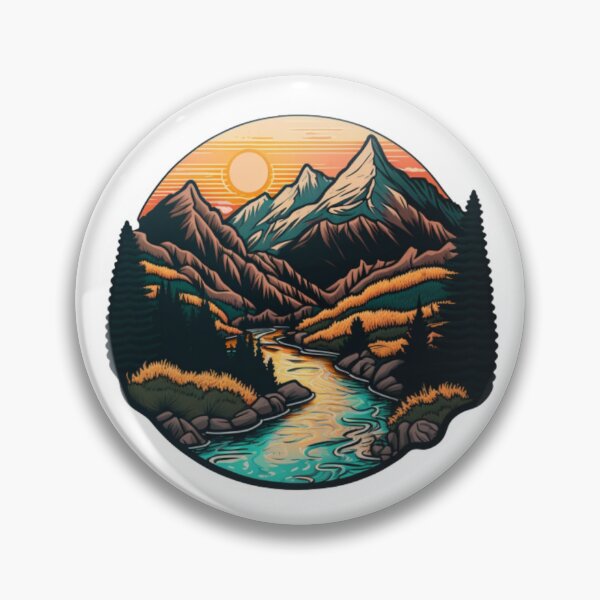 Item preview, River and Mountain designed and sold by Bo-Bros-Tees.