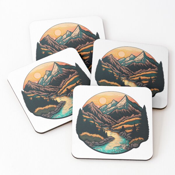 Item preview, River and Mountain designed and sold by Bo-Bros-Tees.