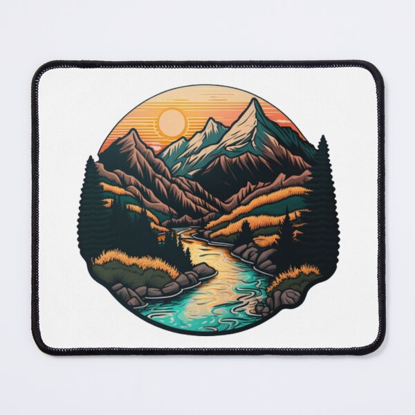 Item preview, River and Mountain designed and sold by Bo-Bros-Tees.