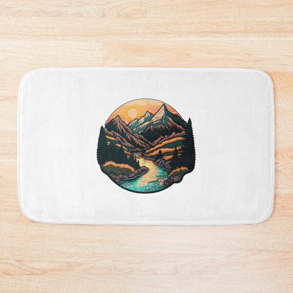 Item preview, River and Mountain designed and sold by Bo-Bros-Tees.