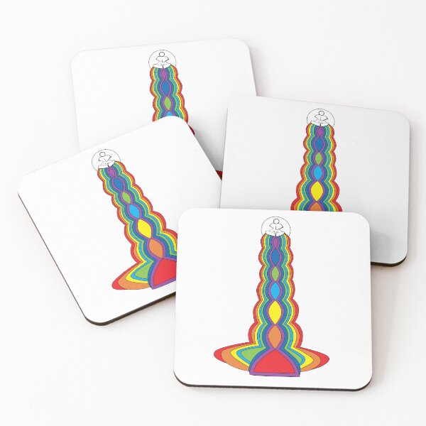 Artikelvorschau, Kundalini Yogahose Geschenk Chakra Regenbogen Tröster Geschenk entworfen und verkauft von Shakohalion.