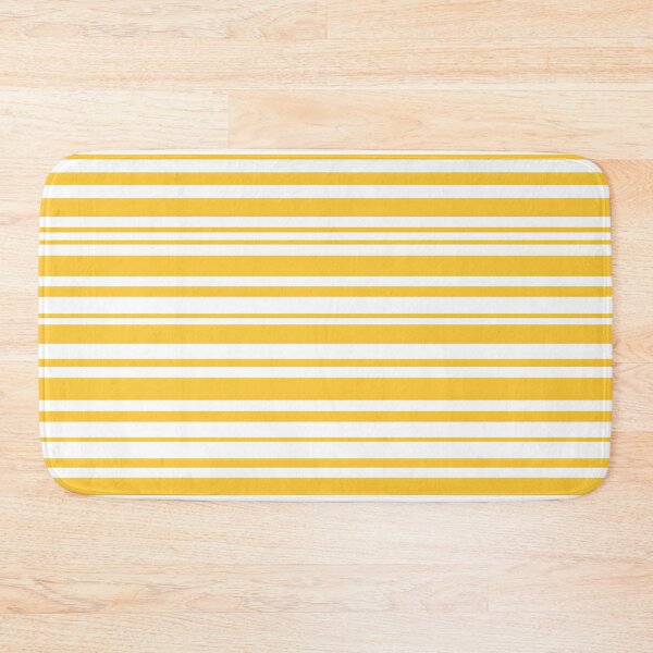 Item preview, Yellow White Stripes Bright Cheerful  designed and sold by KavimaCreatives.