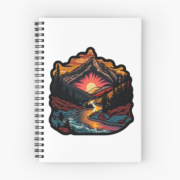 Item preview, River and Mountain and Sunset designed and sold by Bo-Bros-Tees.