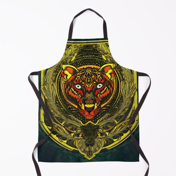 Item preview, The Red Striped Tiger Hunts at Night designed and sold by PictureNZ.