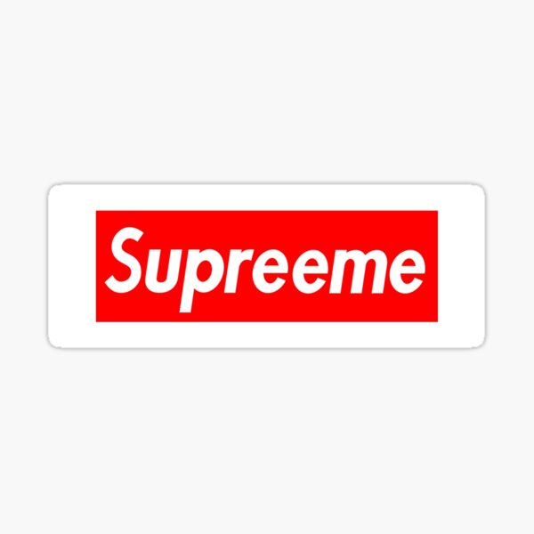 fake supreme stickers