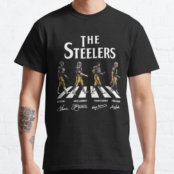 The Steelers Walking Abbey Road Signatures  Classic T-Shirt