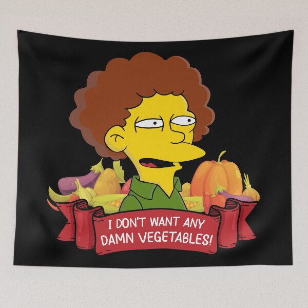 Item preview, Todd Flanders I Don't Wany Any Damn Vegetables designed and sold by Hoff-n-Spicy.