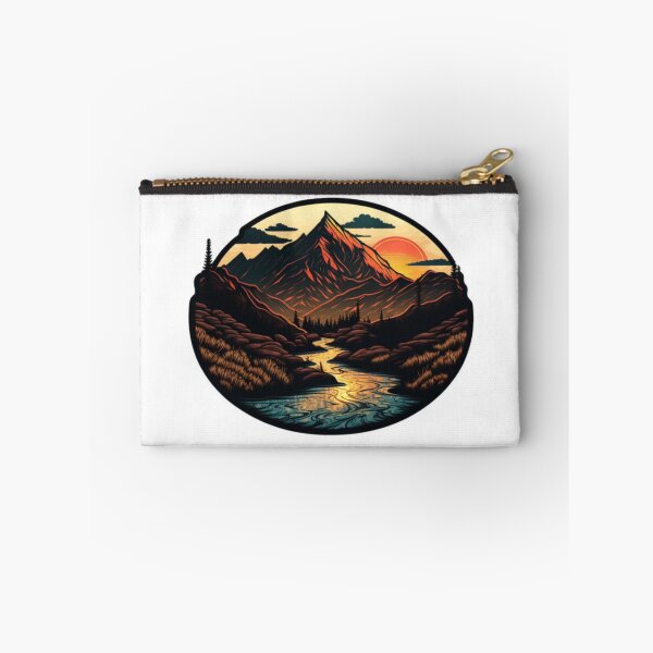 Item preview, Sunset and River and Mountain designed and sold by Bo-Bros-Tees.