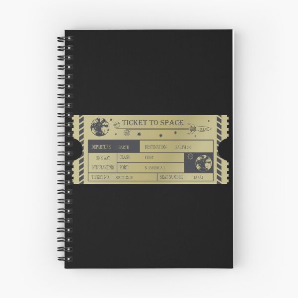 Item preview, Vintage Ticket to Space _ Earth 2.0 designed and sold by jc007.