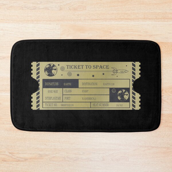 Item preview, Vintage Ticket to Space _ Earth 2.0 designed and sold by jc007.