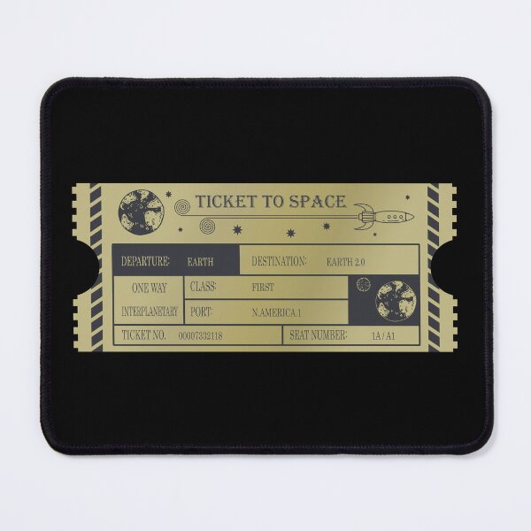 Item preview, Vintage Ticket to Space _ Earth 2.0 designed and sold by jc007.
