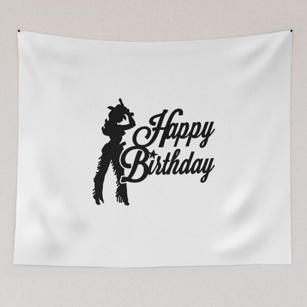Item preview, Birthday T-Shirt, Happy Birthday T-shirt, Happy Birthday Cowgirl, Birthday Gift, Design for Man and Ladies ,Boy and Girl ,Classic T-Shirt Gift designed and sold by sixday 7day.