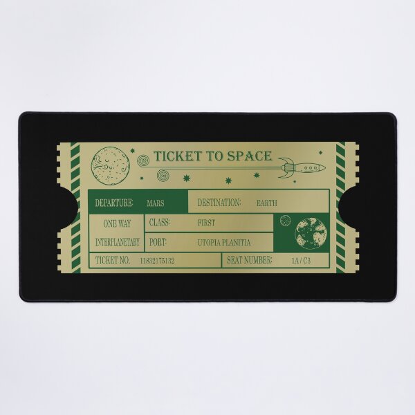 Item preview, Vintage Ticket to Space _ Earth designed and sold by jc007.