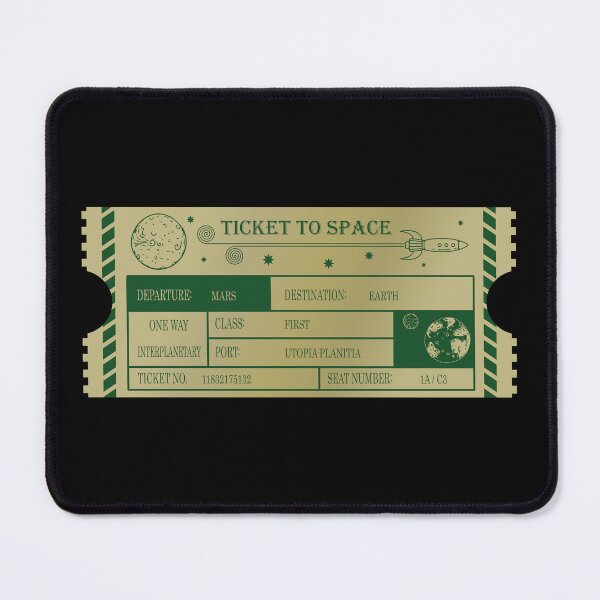 Item preview, Vintage Ticket to Space _ Earth designed and sold by jc007.
