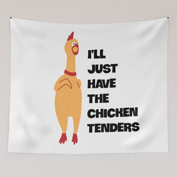Item preview, Solo tendré las tiras de pollo. designed and sold by stripedcarpet.