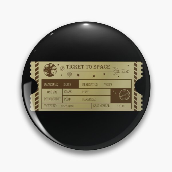 Item preview, Vintage Ticket to Space _ Venus designed and sold by jc007.