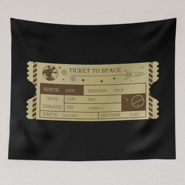 Item preview, Vintage Ticket to Space _ Venus designed and sold by jc007.