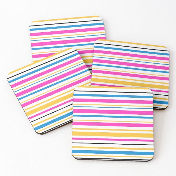Item preview, Pink Blue White Bright Pop Cheerful Neon designed and sold by KavimaCreatives.