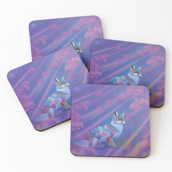 Item preview, Floral Fox design designed and sold by KWGD - Kelly Woodward Graphic Designer.