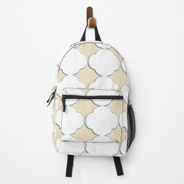 Item preview, White Puffy Flower Blossom Abstract Design On Blonde Yellow Background designed and sold by burbankdesigns.