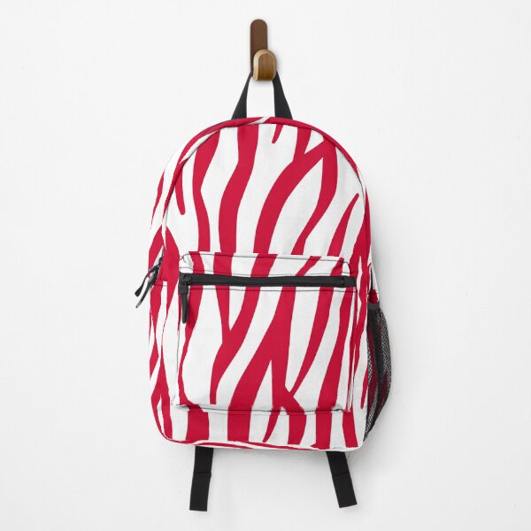 Item preview, Red and White Zebra Stripes Pattern designed and sold by starrylite.