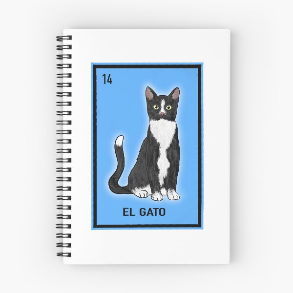 Item preview, 14 El gato , the cat , loteria card animal loteria  designed and sold by DarbyHunterArt.