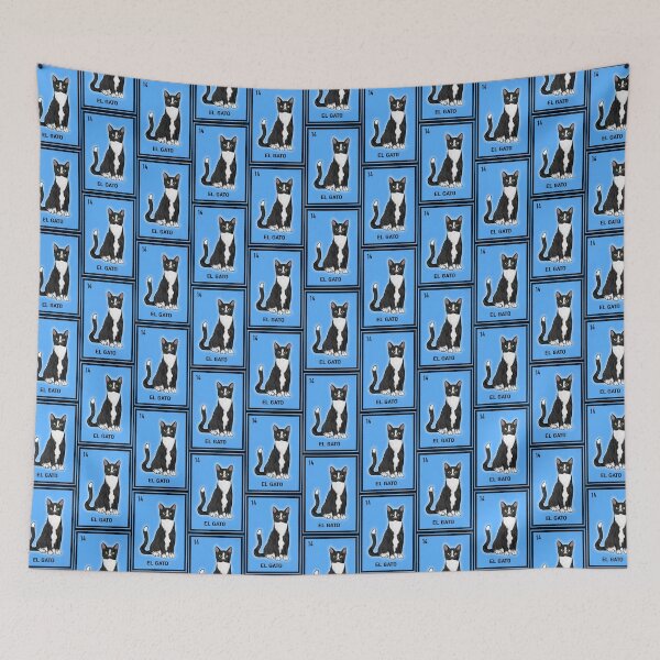 Item preview, 14 El gato , the cat , loteria card animal loteria  designed and sold by DarbyHunterArt.