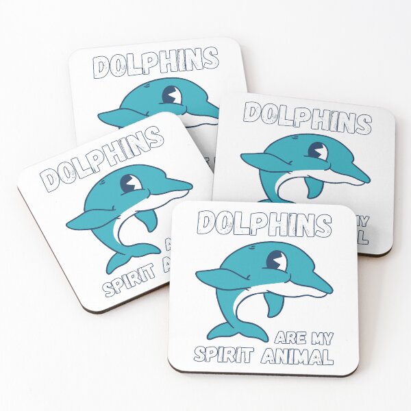Item preview, Dolphins are my Spirit Animal designed and sold by jie lin.