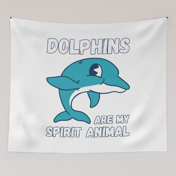 Item preview, Dolphins are my Spirit Animal designed and sold by jie lin.