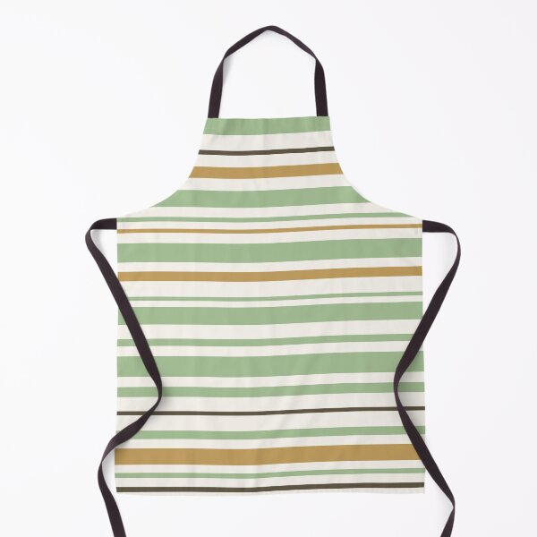 Item preview, Sage Green Mustard Yellow Stripes  designed and sold by KavimaCreatives.