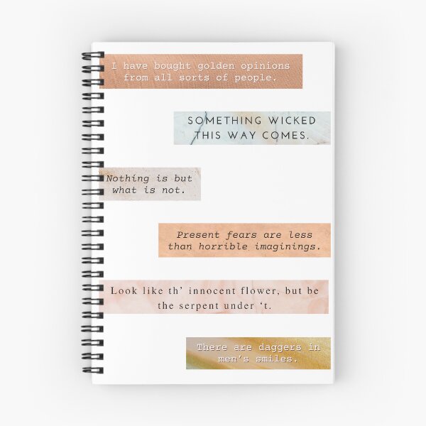 Item preview, Macbeth Quote Pack designed and sold by Quotatio.