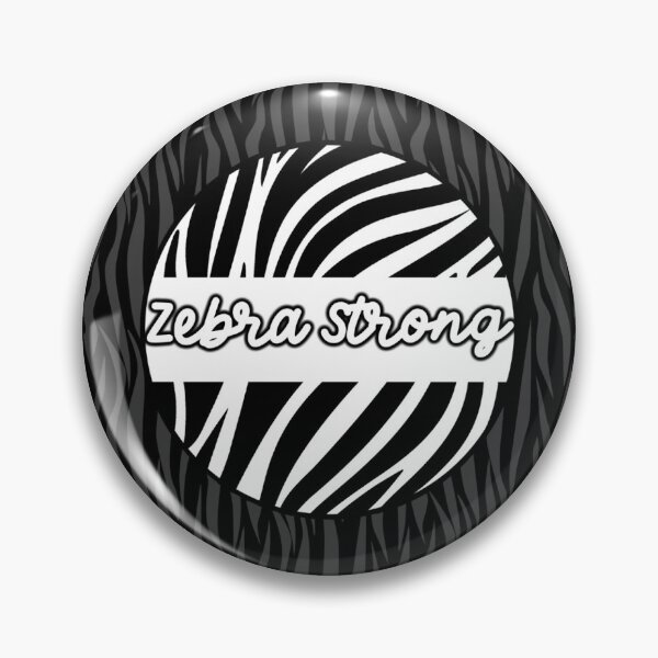 Item preview, REDONE Zebra Strong Ehlers-Danlos Awareness designed and sold by Eevee's Bits and Bobs .