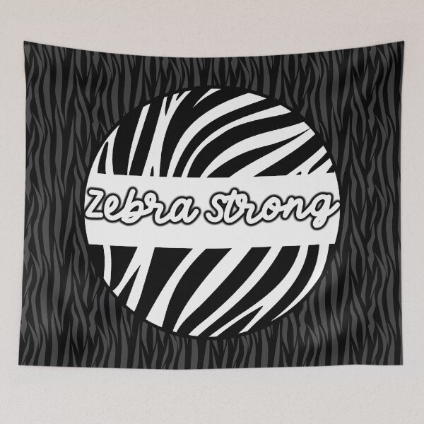 Item preview, REDONE Zebra Strong Ehlers-Danlos Awareness designed and sold by Eevee's Bits and Bobs .