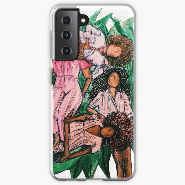 Girls In A Grass Blanket Samsung Galaxy Soft Case