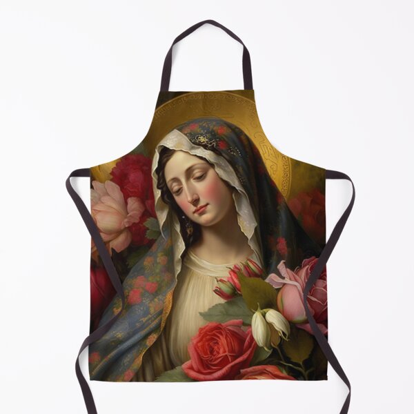 Item preview, Virgen Mary Flowers designed and sold by ForeverMercy.