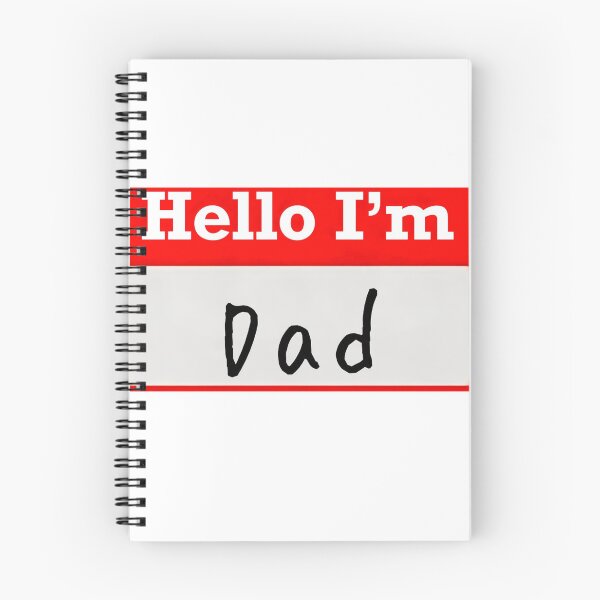 Item preview, Hello I’m “Dad” - Name tag designed and sold by SirZeus.