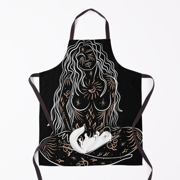 Item preview, Tattooed tarot woman with cat in the lab designed and sold by Lady-Frost.