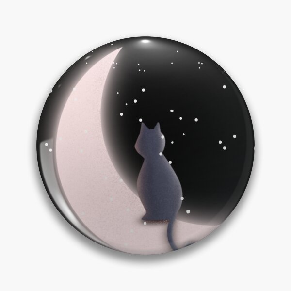 Item preview, The Cat and the Moon designed and sold by Unik Store.