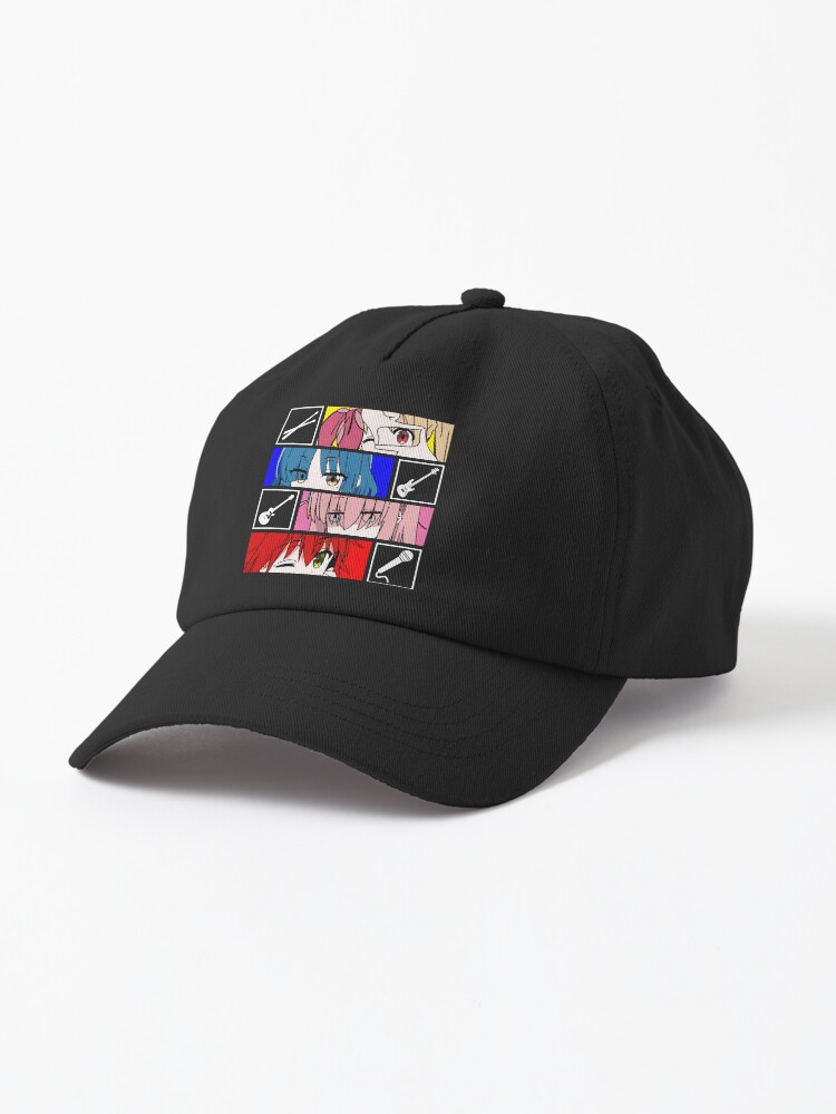 Aperçu 1 sur 7. Casquette avec l'œuvre Composition du groupe Kessoku créée et vendue par UDTee.