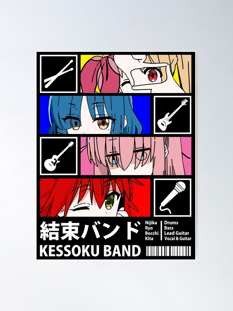Aitai☆Kuji Bocchi The Rock! Aniplex+ Kessoku Band LIVE -KOUSEI- B2 Poster