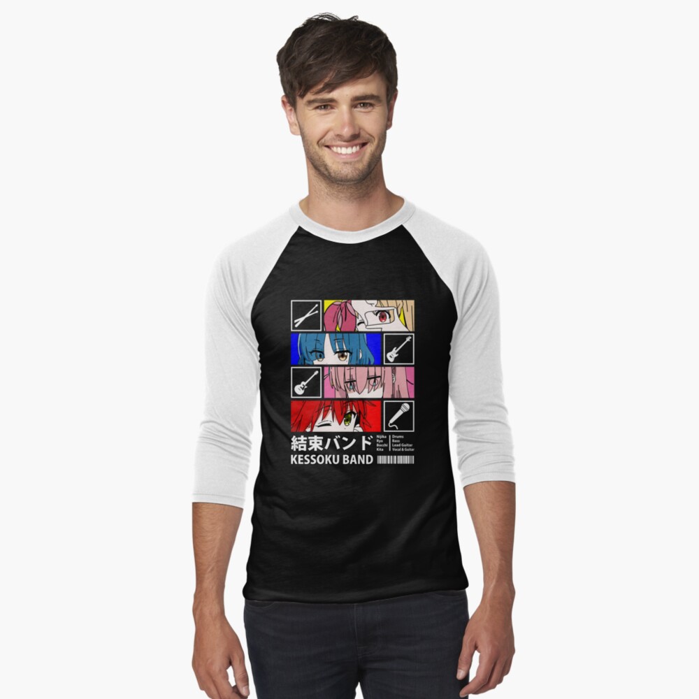 Aperçu de l'œuvre T-shirt baseball manches ¾ créée et vendue par UDTee.
